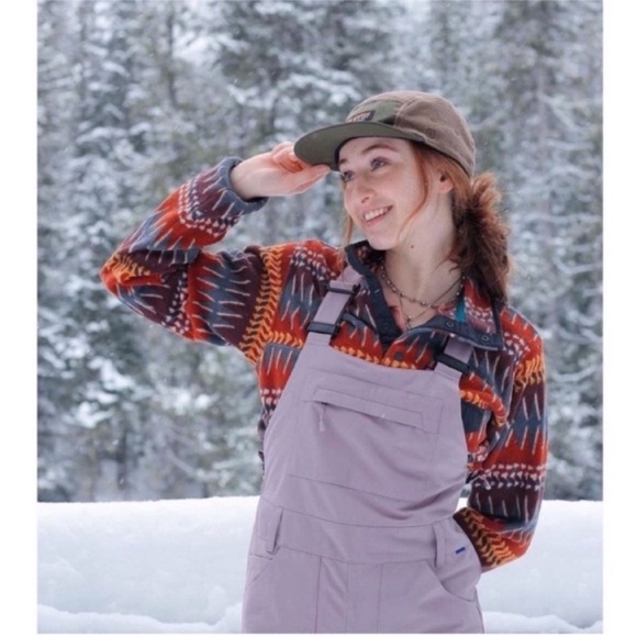 Patagonia Fleece Synchilla Fleece Pullover Laughing Waters Dark Ruby Small - Picture 13 of 17